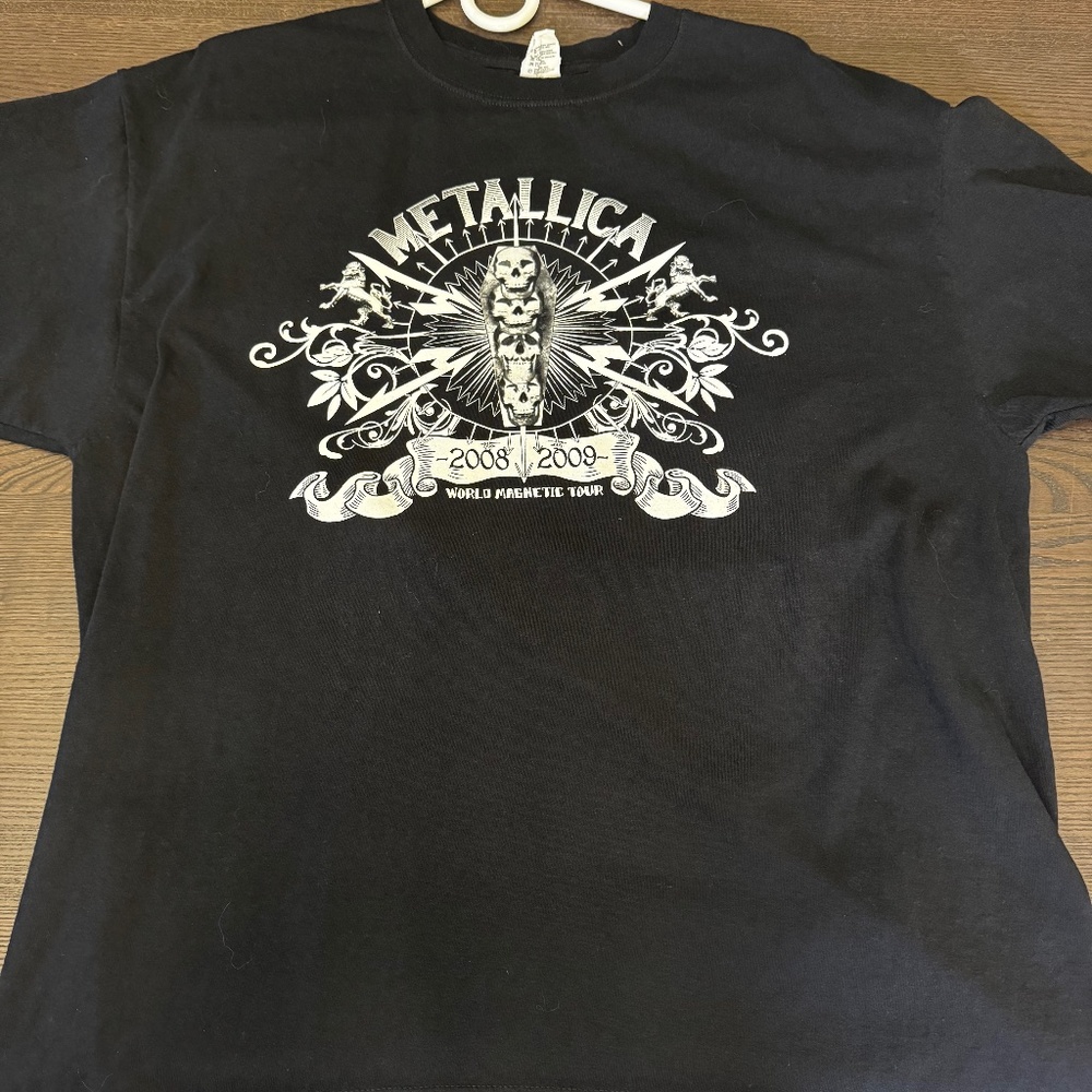Vintage Metallica World Magnetic Tour concert shirt